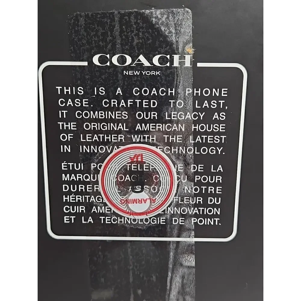 Coach iPhone Signature ProtectiveCase with MagSafe! iPhone16 retail:$78